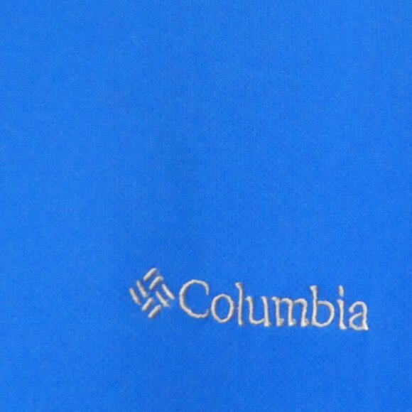 COLUMBIA | medium | Vibrant Blue Crew Neck Exercise Shirt - Picture 6 of 13